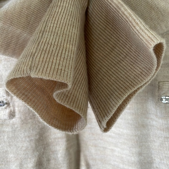 BCBG Max Azria soft wool blend oversized long sweater. Fine knit, zip po… - Picture 10 of 15